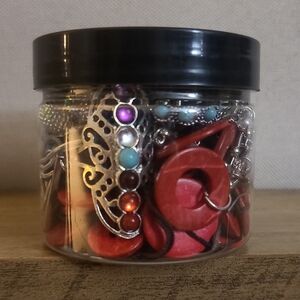 Mystery Jewelry Jar – Colorful Beads, Fruit Charms & Boho Fun